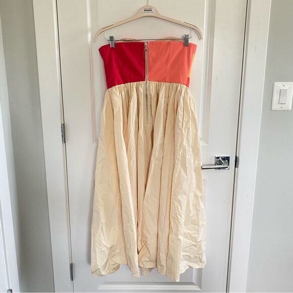 Anthropologie CeliaB Evocation Strapless Midi Dress - Picture 5 of 6